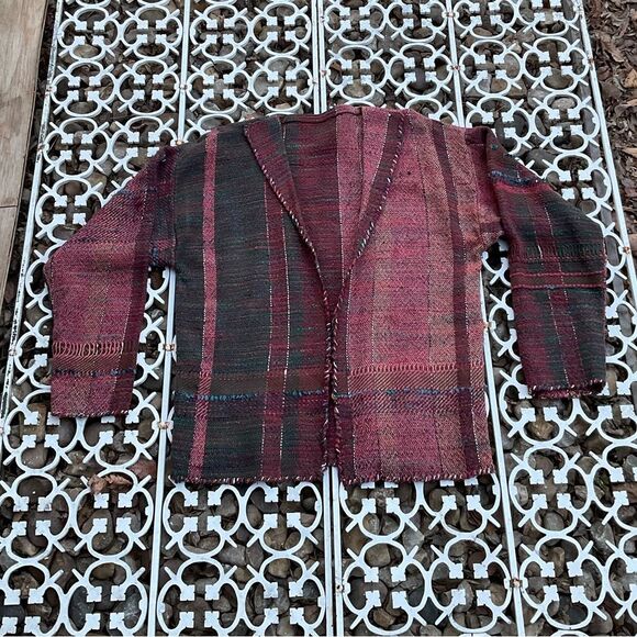 Grungy Exchange Student Jacket OSFA Nirvana Punk Stoner Hippie Boho - Picture 4 of 8